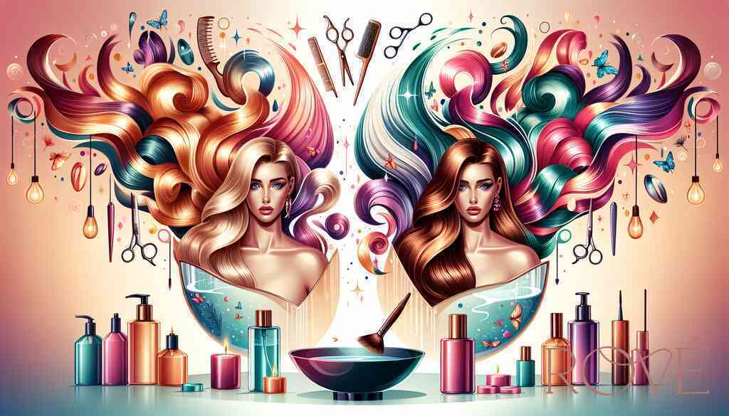 The Difference Between Hair Coloring and Glossing in 2024